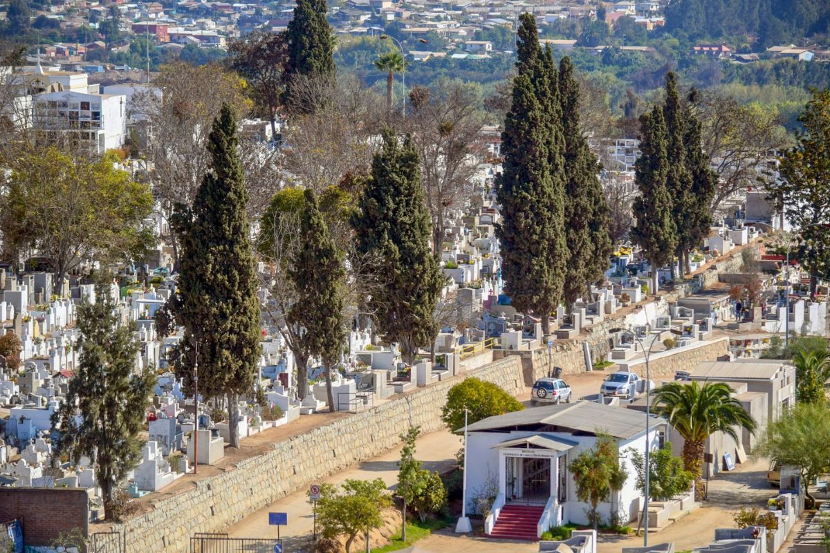 Vista del Cementerio Municipal de Quillota