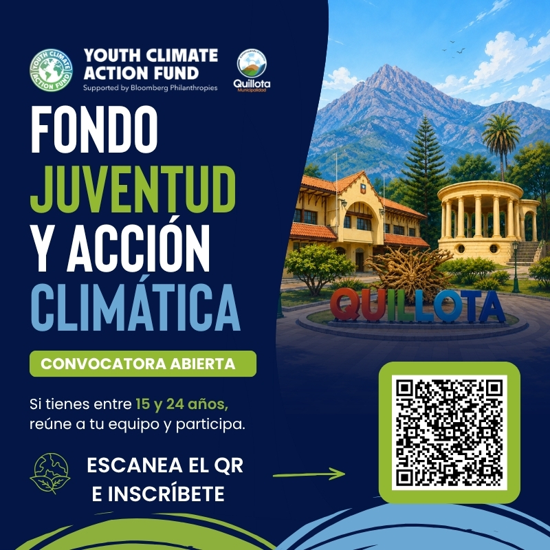 Fondo Juventud y Acción Climática: convocatoria abierta para jóvenes de 15 a 24 años
