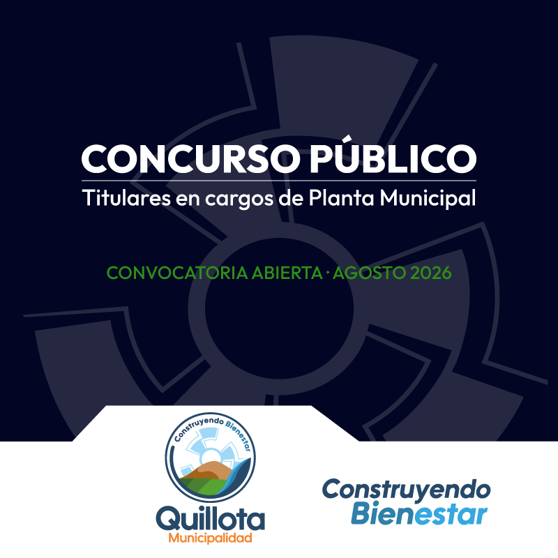 CONCURSO PÚBLICO – MUNICIPALIDAD DE QUILLOTA