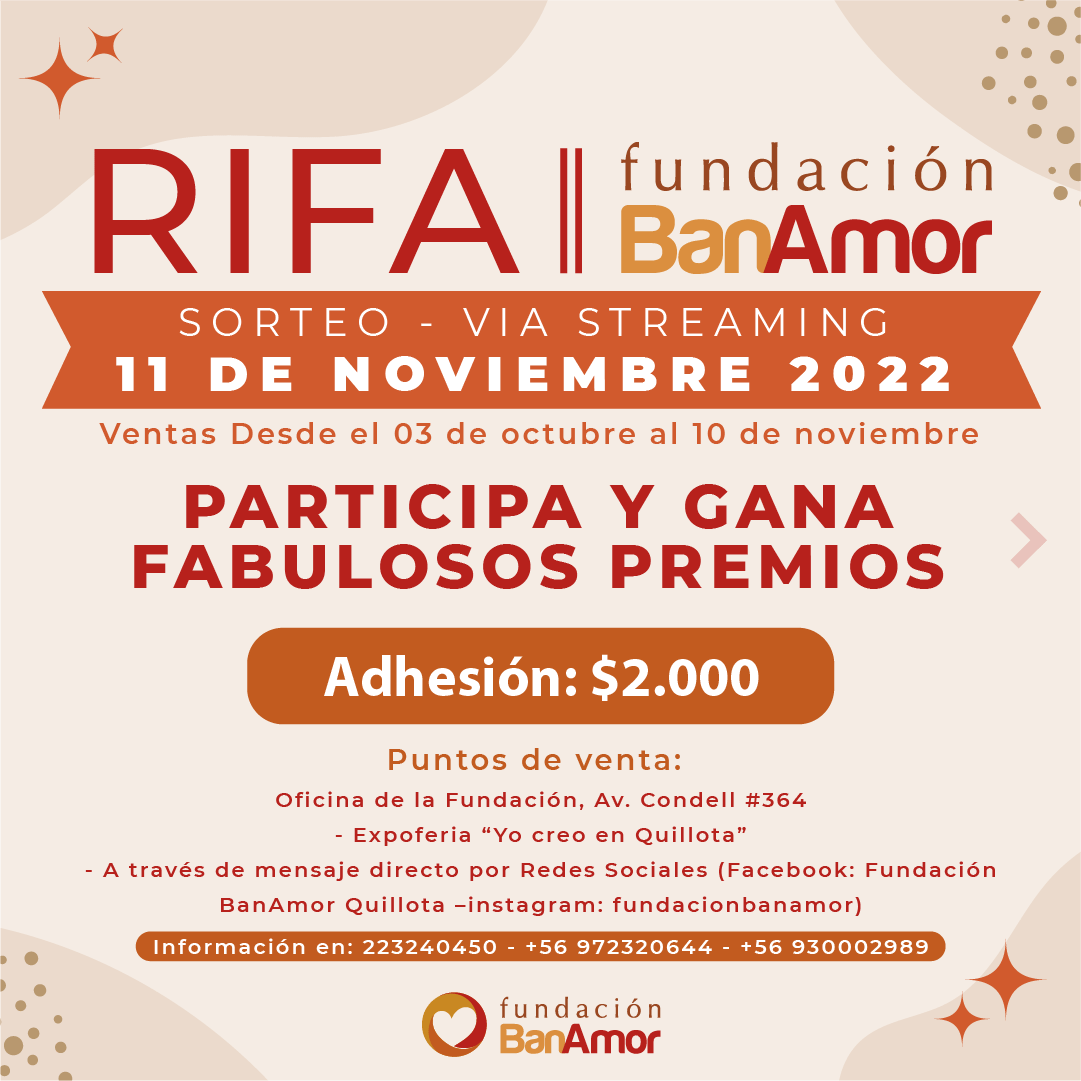 Fundación Banamor lanza rifa solidaria para ir en ayuda de las residencias de adulto mayor