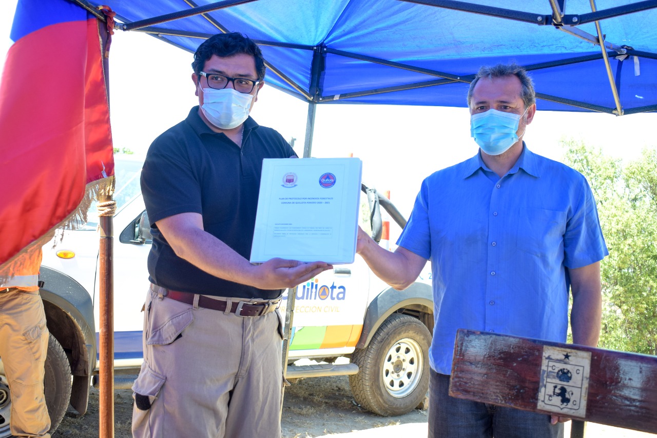 Municipio entregó a Bomberos información georreferenciada para enfrentar incendios forestales