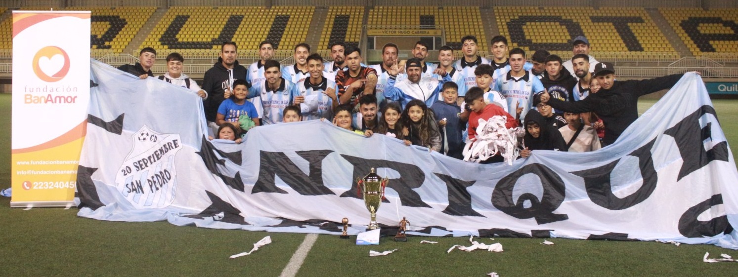 Clubes Agrícola Lo Varela y 20 de Septiembre son los campeones del Torneo Verano Copa San Pedro 2023.