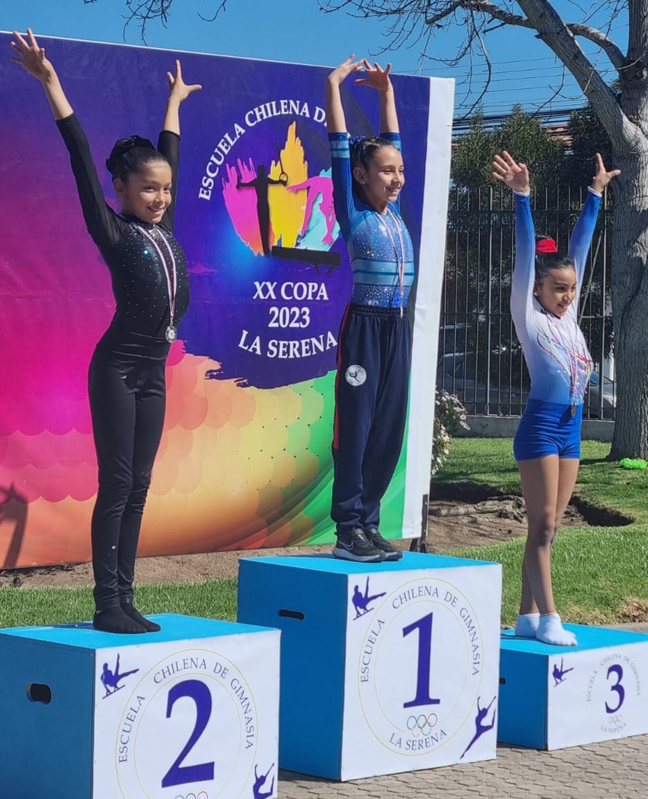 Gimnastas de la Academia Municipal de Quillota marcaron presencia en la XX versión de Copa La Serena.