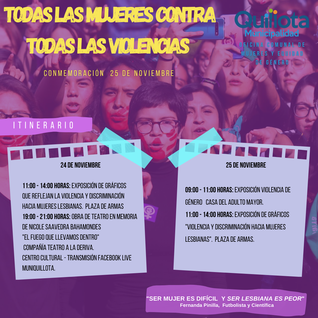 En memoria de Nicol Saavedra se hará un llamado de no más violencia contra mujeres lesbiana en el Día Internacional