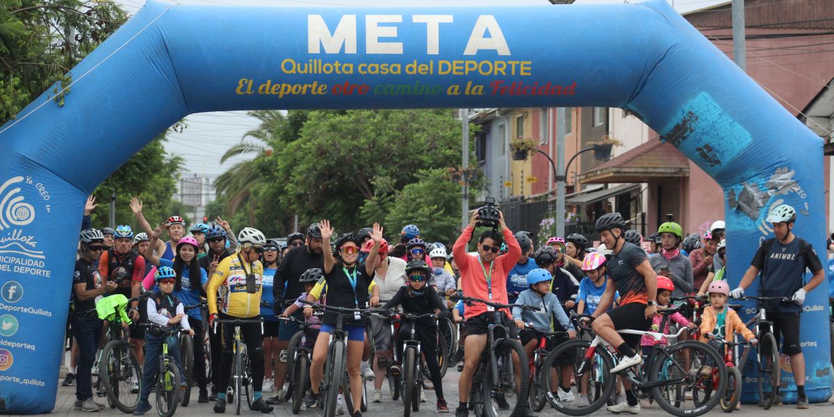 Quillota pedale&oacute; en familia en la primera &ldquo;Social Bike 2026&rdquo;