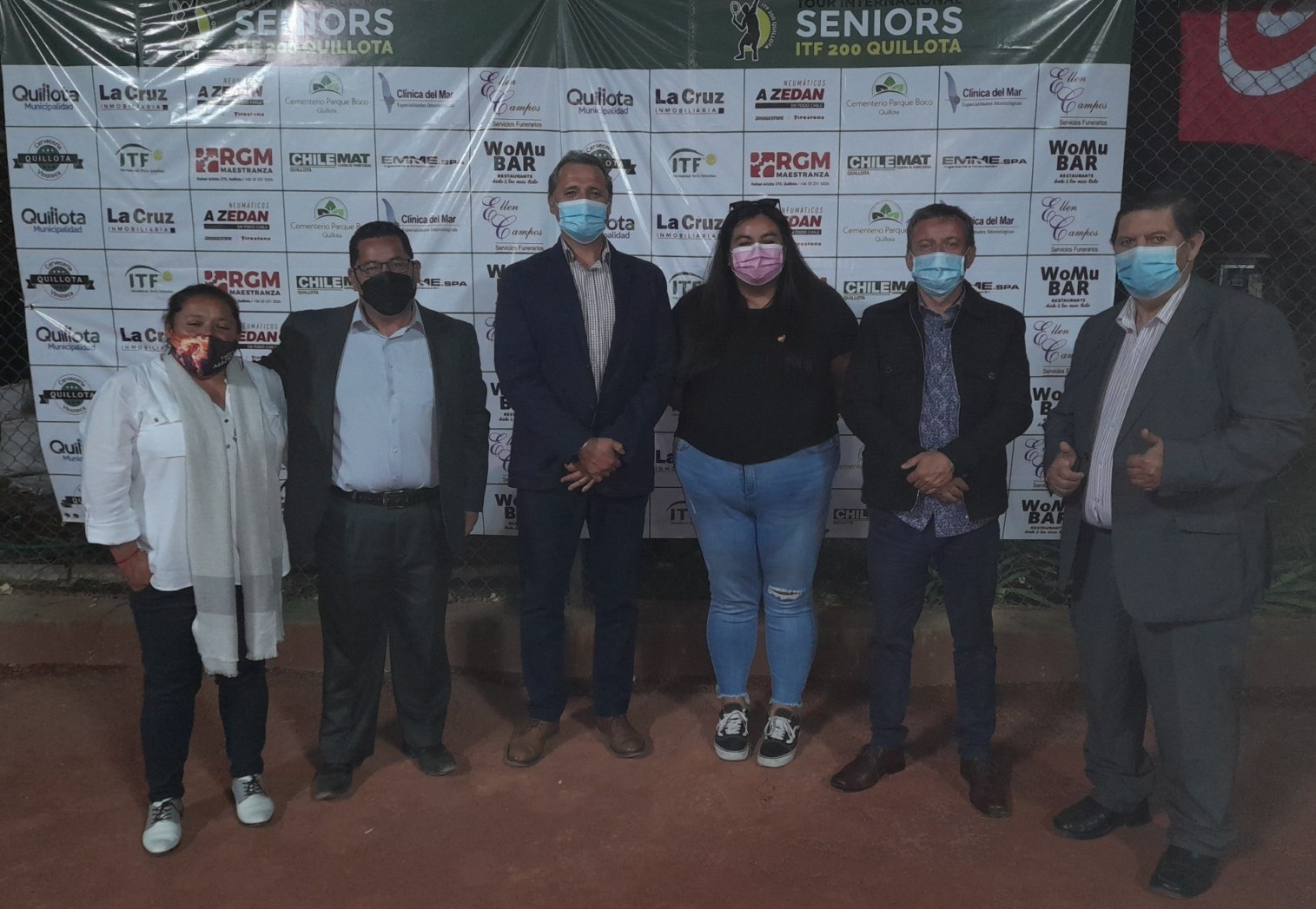Con vibrantes partidos se dio inicio al Torneo Internacional de Tenis Senior en Quillota 2022.