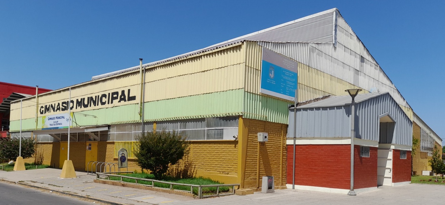Gimnasio Municipal Alcalde Pablo Gac Espinoza se consolida como el recinto polideportivo de la ciudad.