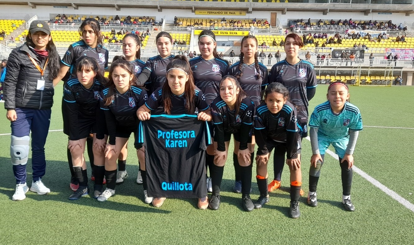 Niñas y jóvenes de Región de Valparaíso disfrutaron de jornada deportiva en Estadio Municipal Lucio Fariña.
