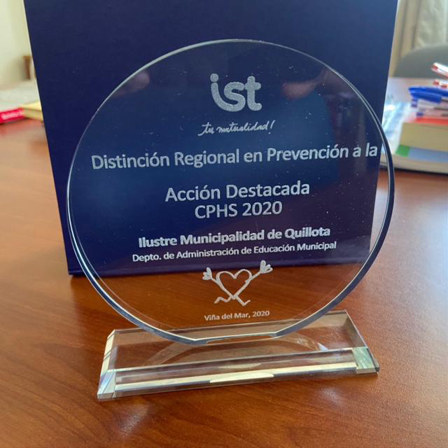 RedQ de Quillota recibió reconocimiento regional por acciones preventivas de accidentabilidad