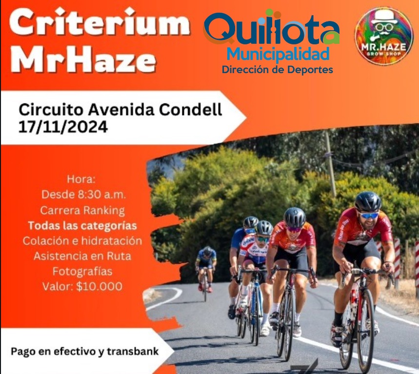 La Dirección de Deportes de Quillota apoyará entretenidas actividades deportivas durante este fin de semana.