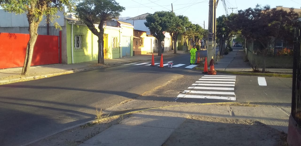 Demarcación de espacios, señalética y aumento de cupos  generó trabajo entre el Municipio y transportistas escolares