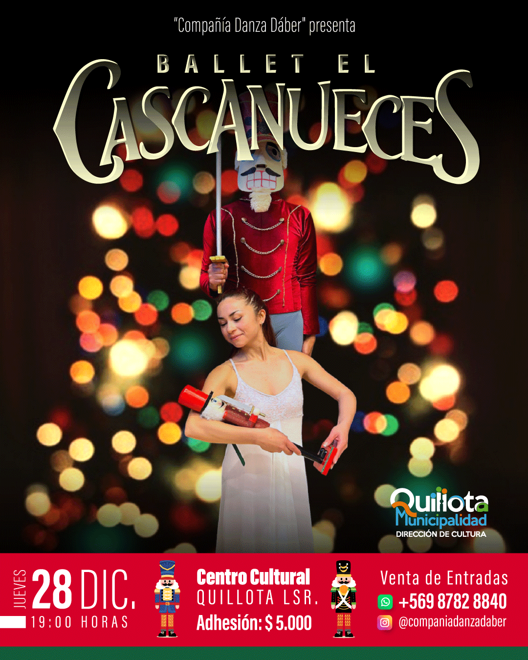 Musical “El Cascanueces” se presentará en el Centro Cultural