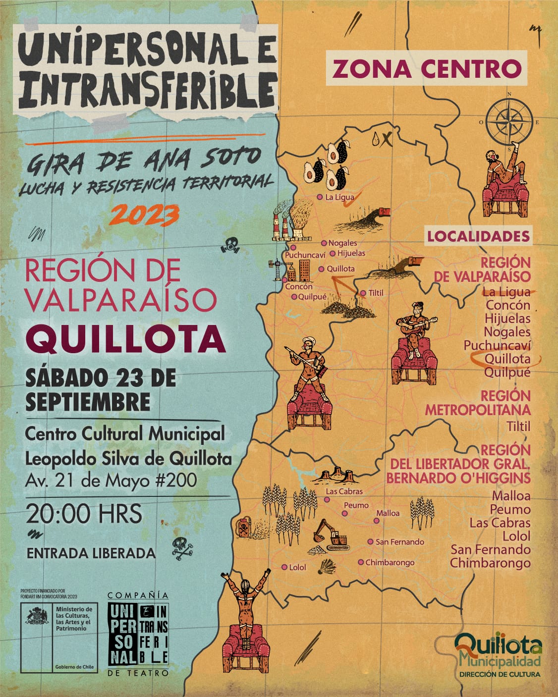 Obra basada en cierre del campamento de Chuquicamata se presentará en el Centro Cultural