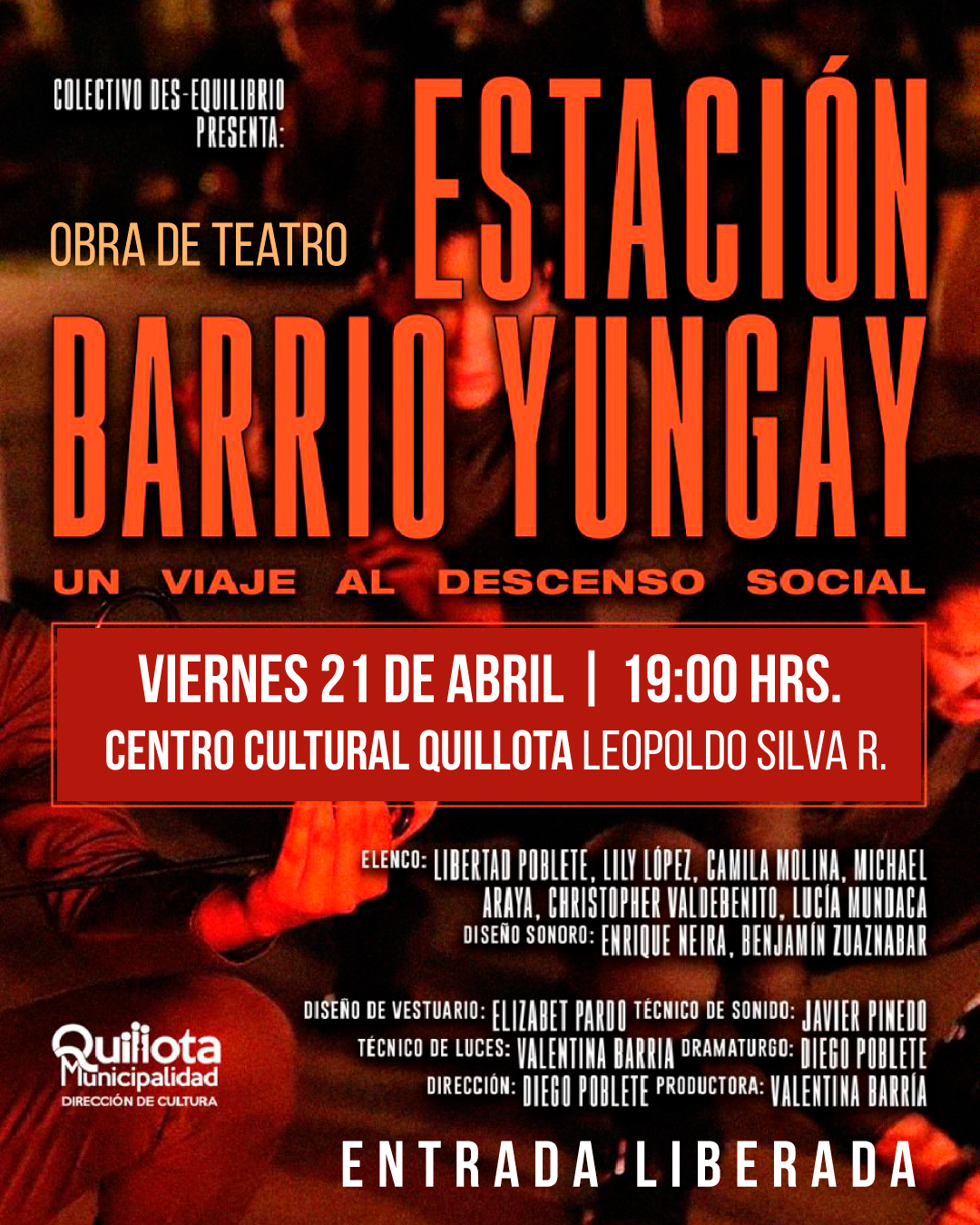Montaje teatral que pone en discusión el sistema educativo llega a Quillota