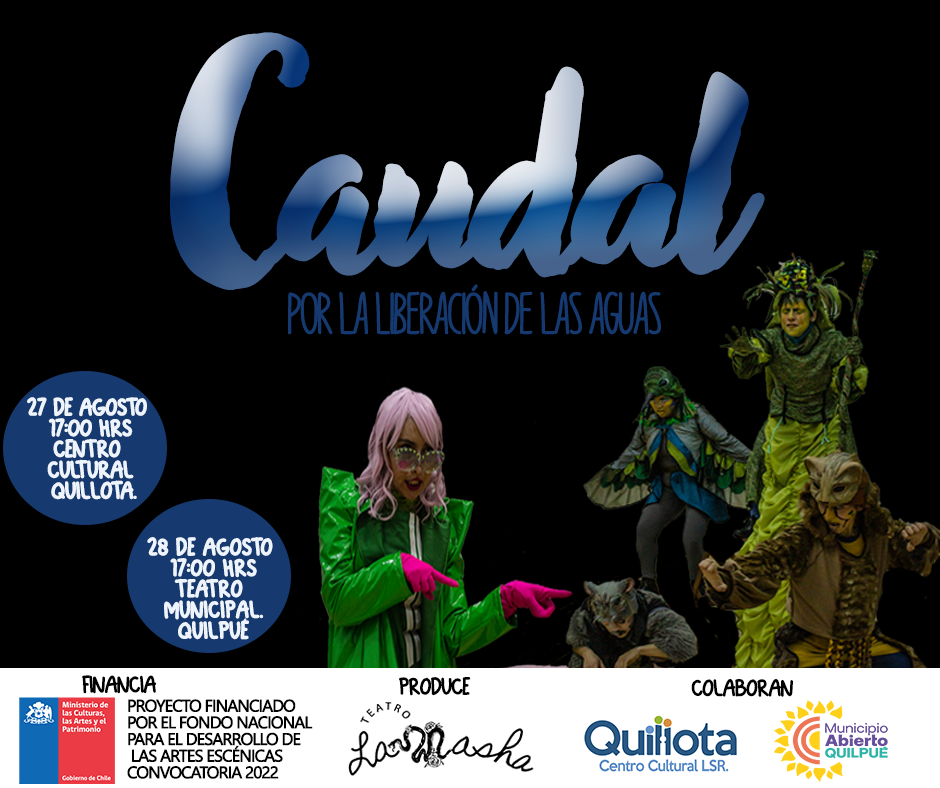 Obra familiar “Caudal” tendrá función gratuita en el Centro Cultural