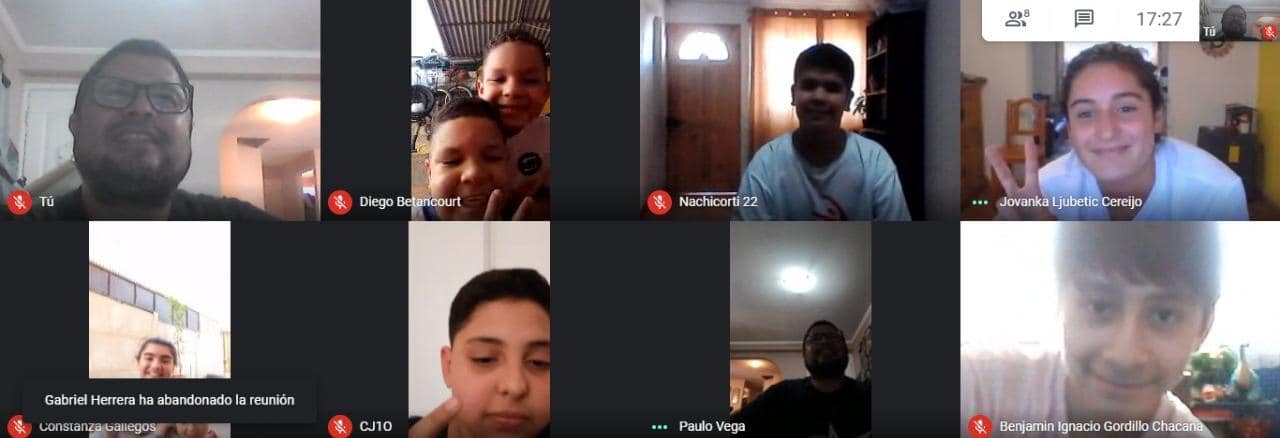 Jóvenes de Quillota compartieron clínica virtual de básquetbol con Jovanka Ljubetic.