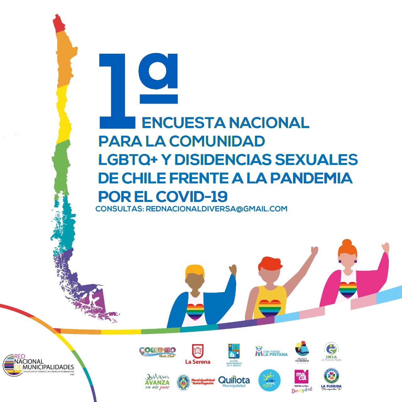 Invitan a comunidad LGTBQ+ a participar en encuesta  para conocer su situación frente a crisis la sanitaria