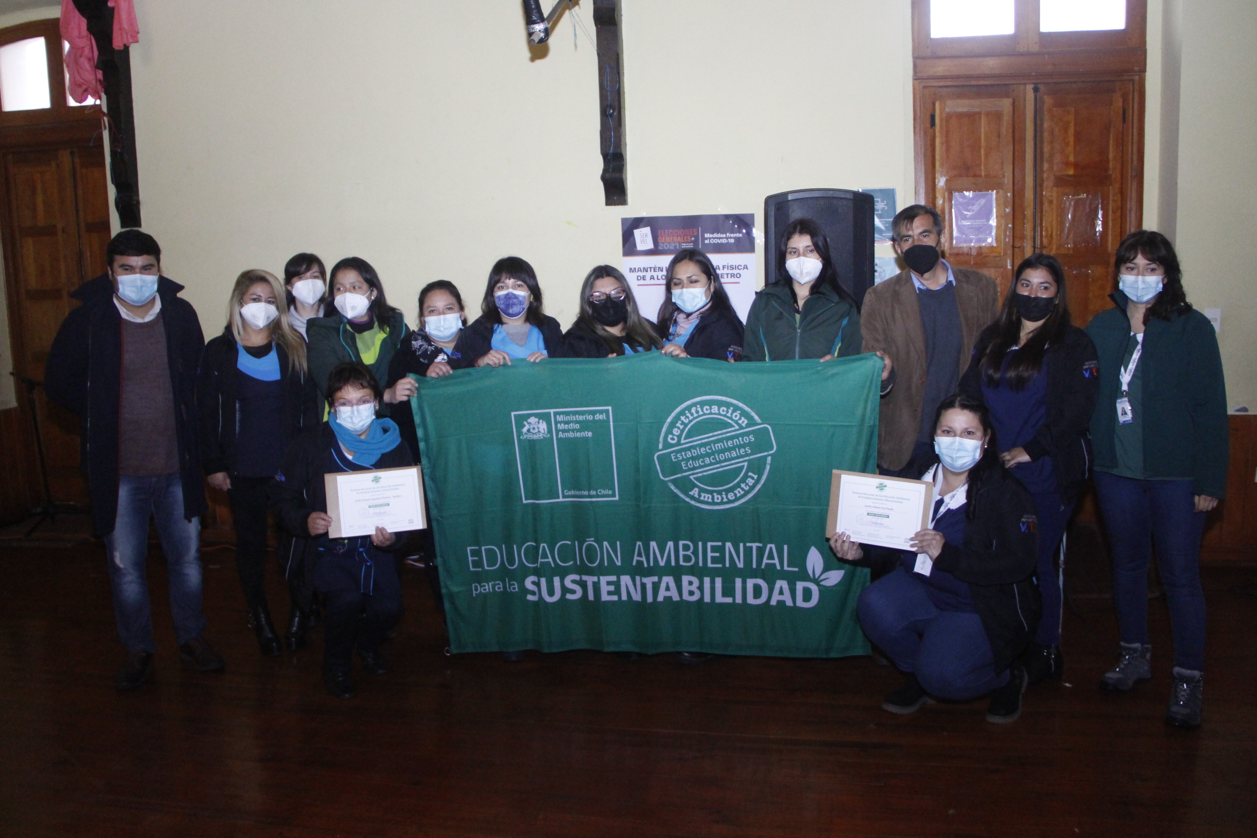 Dos jardines infantiles de Quillota obtuvieron su  Certificación Ambiental Escolar de Excelencia