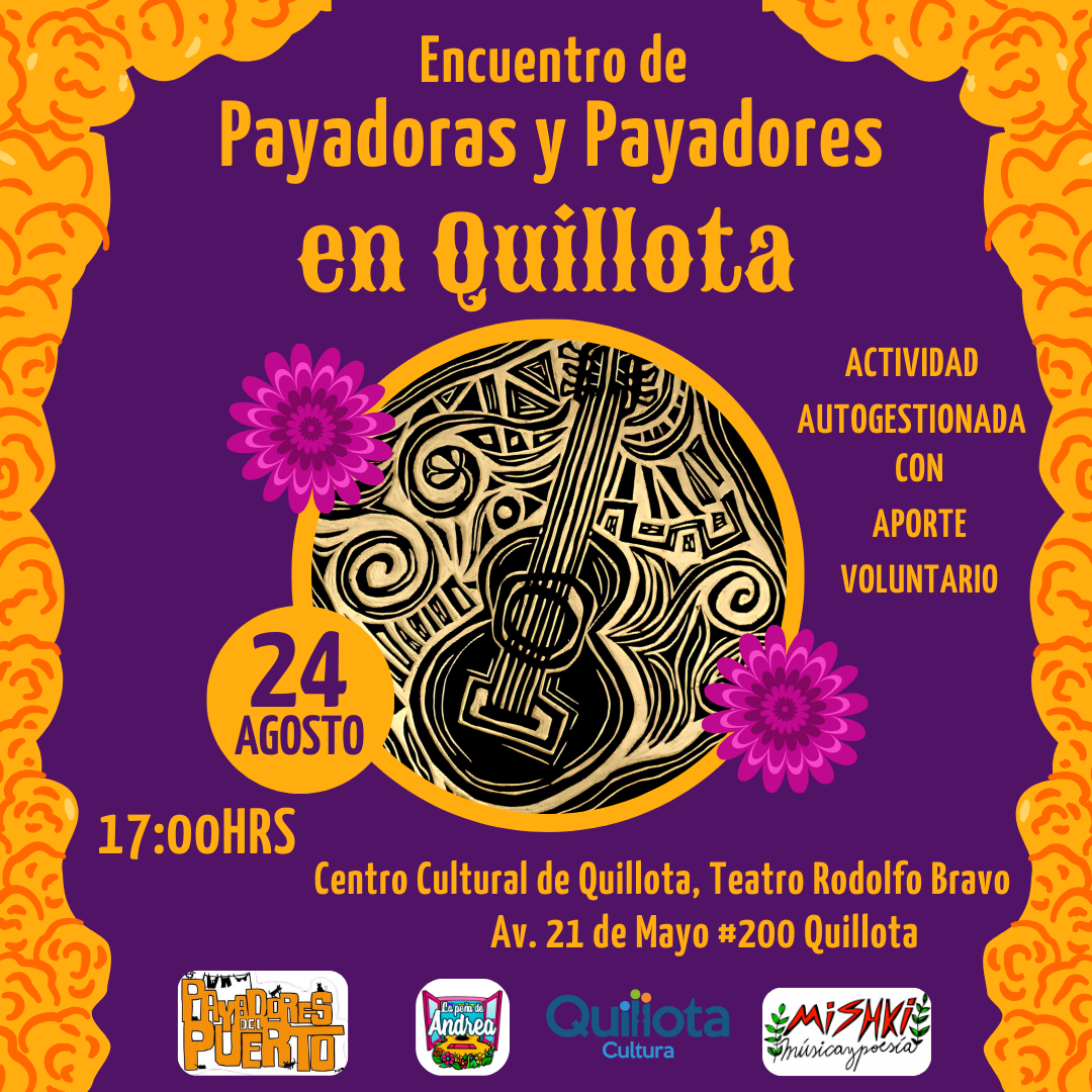 Encuentro de Payadoras y Payadores se realizará en el Teatro Rodolfo Bravo del Centro Cultural