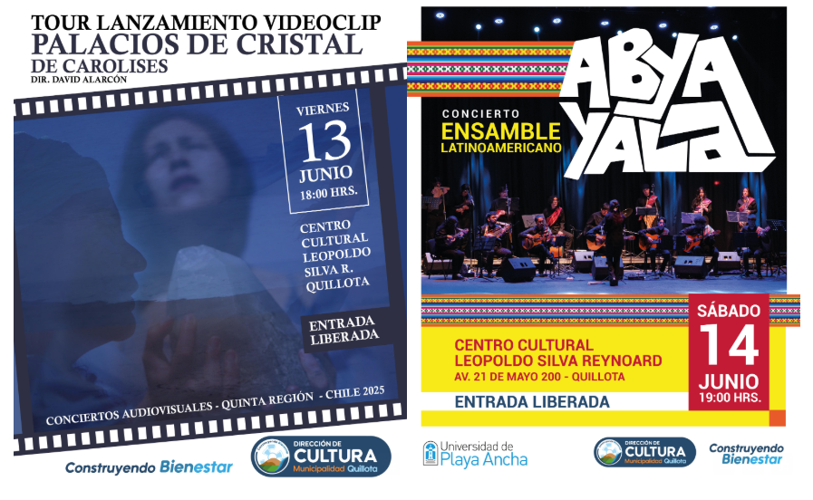 Ven a vivir un fin de semana lleno de música en el Centro Cultural Leopoldo Silva Reynoard