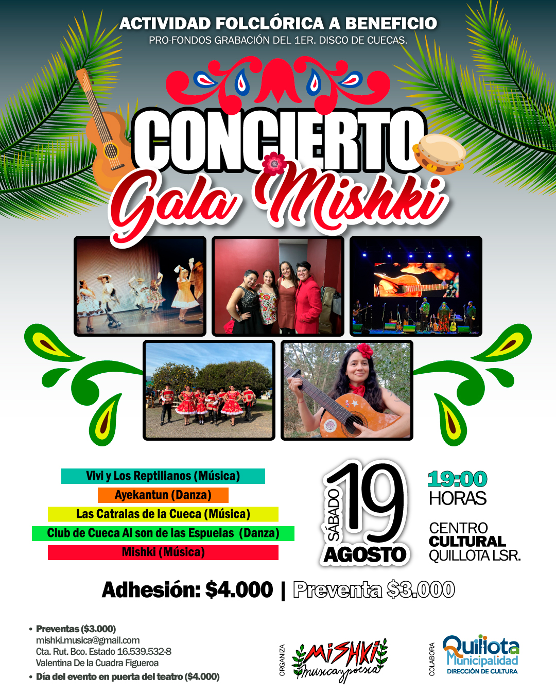 “Mishki” realizará concierto a beneficio para grabar su disco