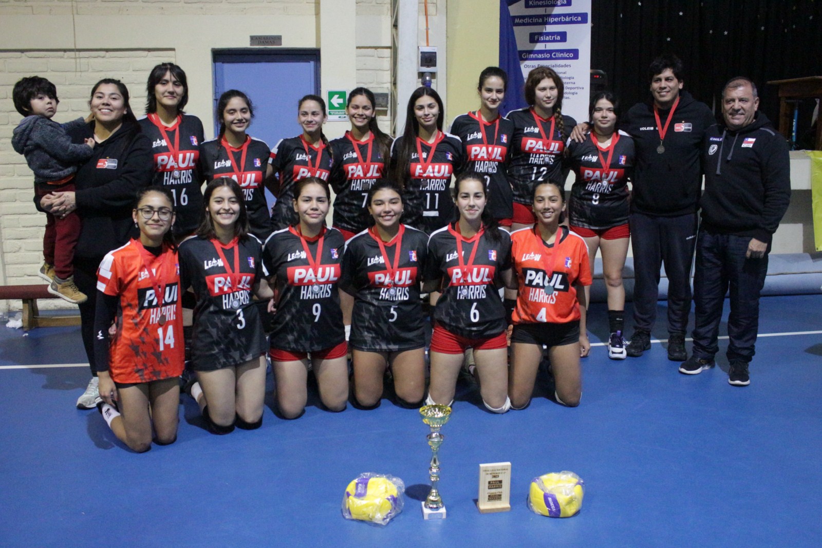 Club Paul Harris de Quillota consiguió el segundo lugar en Liga Nacional de Menores Voleibol Damas sub 17.