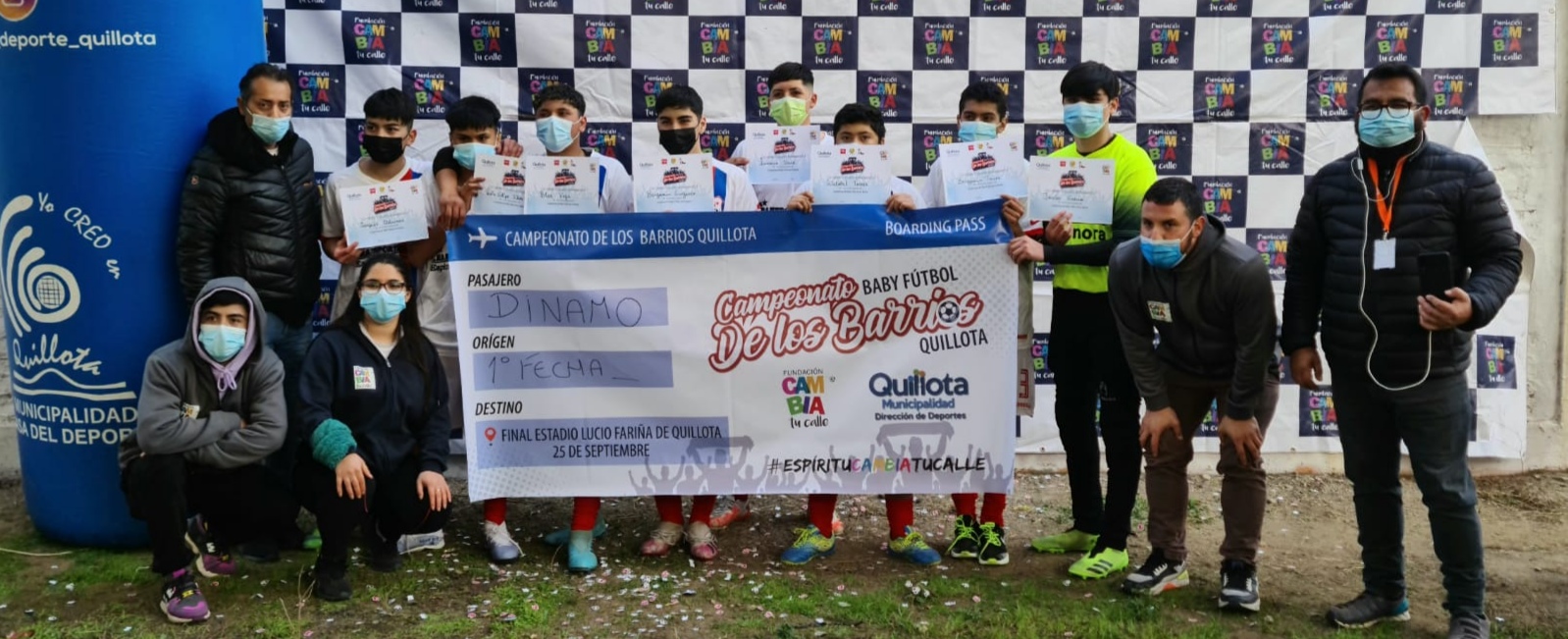 Club Dínamo fue el campeón en primera fecha Torneo Baby Fútbol de Los Barrios 2021.