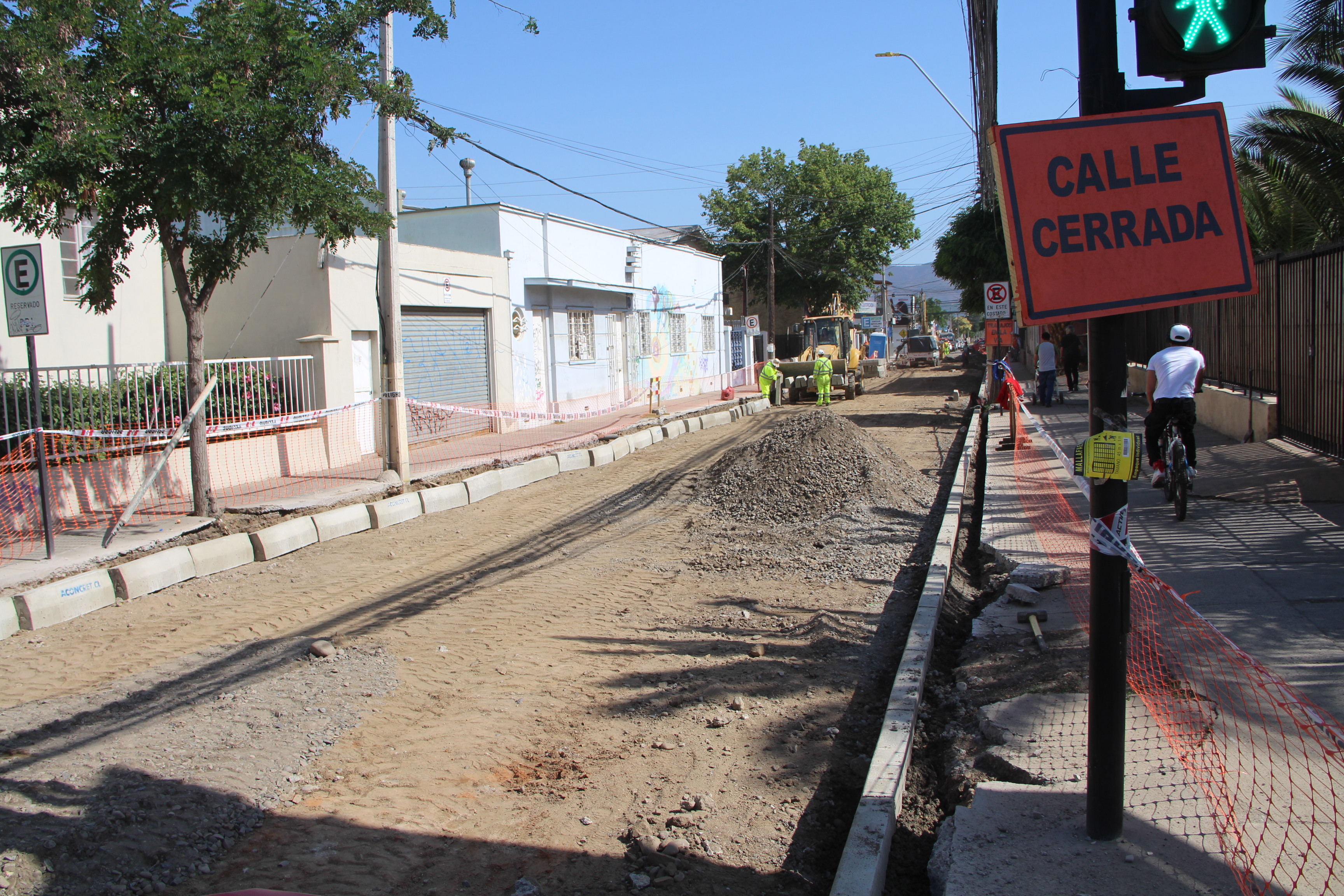 Se inició el mejoramiento de calles en el centro de la comuna con una inversión de 553 millones de pesos