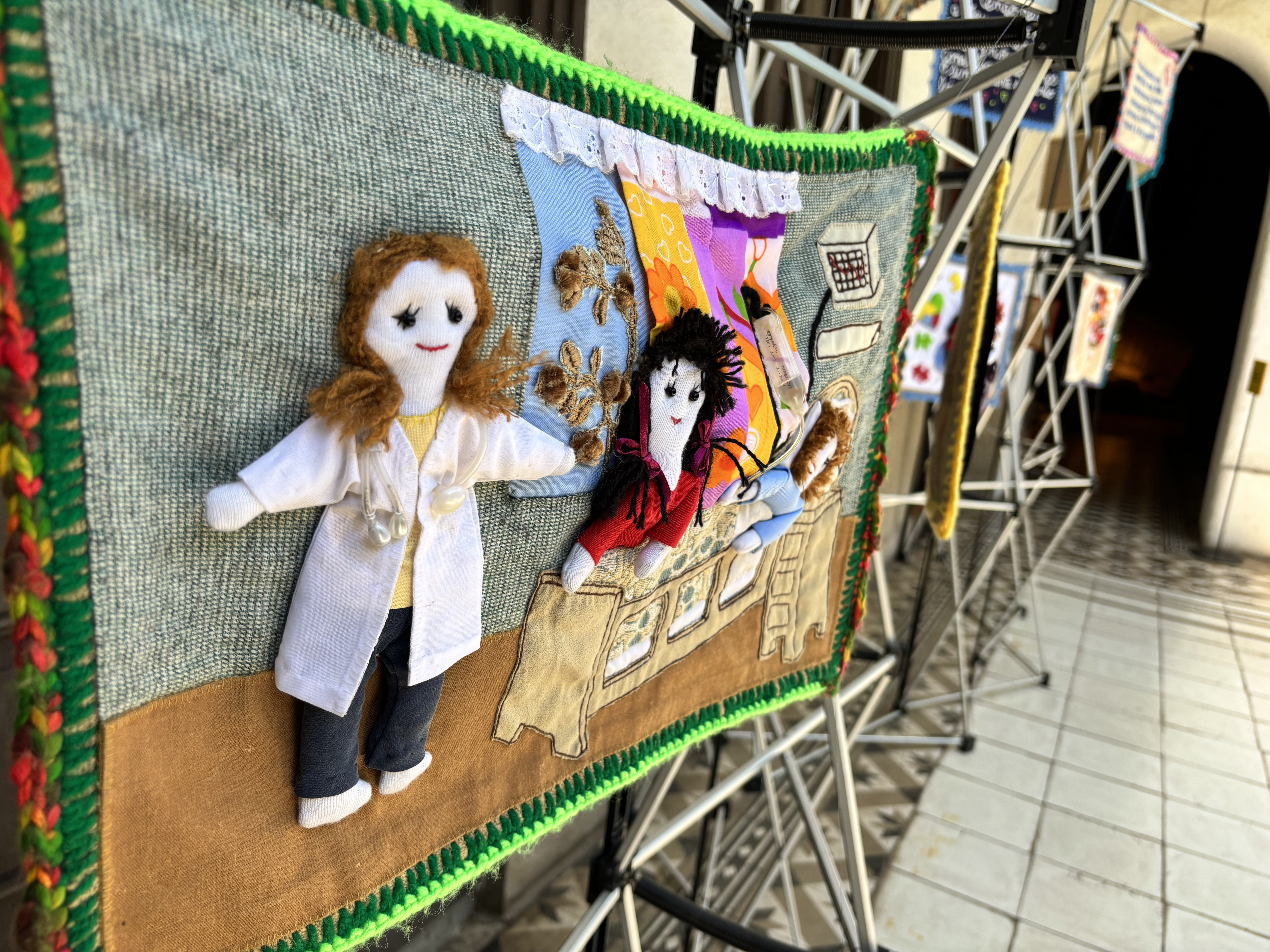 Exposición de arpilleras estará en el Museo hasta finales de febrero