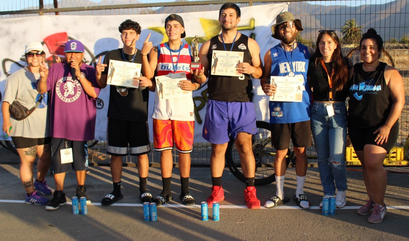 Equipos de la Región de Valparaíso participaron en jornada básquetbol Street 3x3 en Población El Sendero.