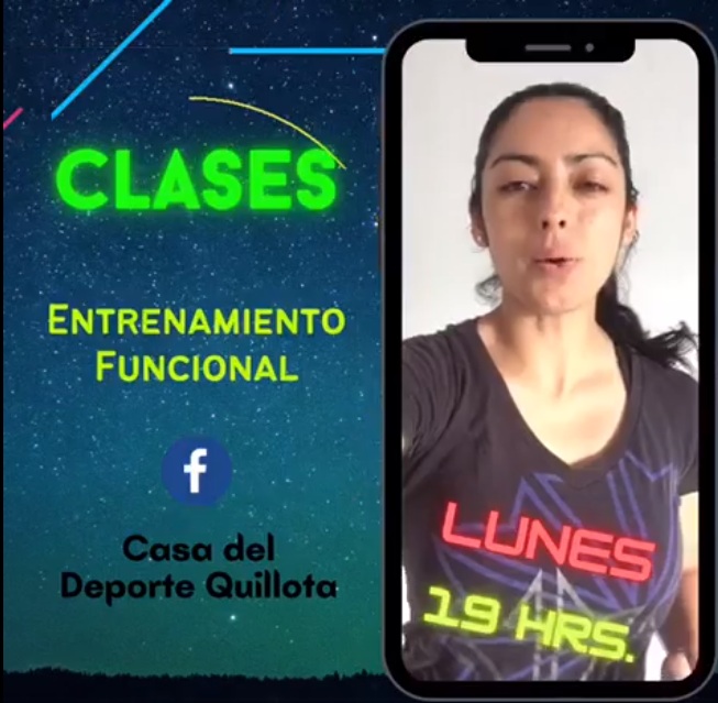 En marzo continúan clases virtuales de la Dirección de Deportes de Quillota con nueva programación.
