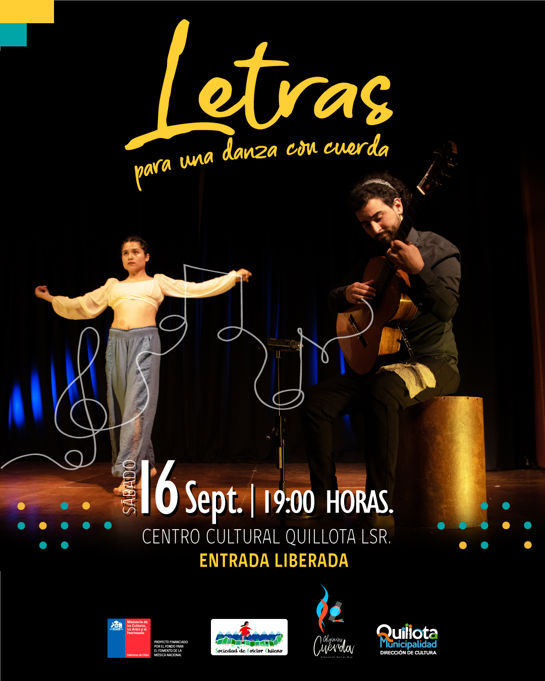 “Letras para una DanzaconCuerda” se presentará en el Centro Cultural
