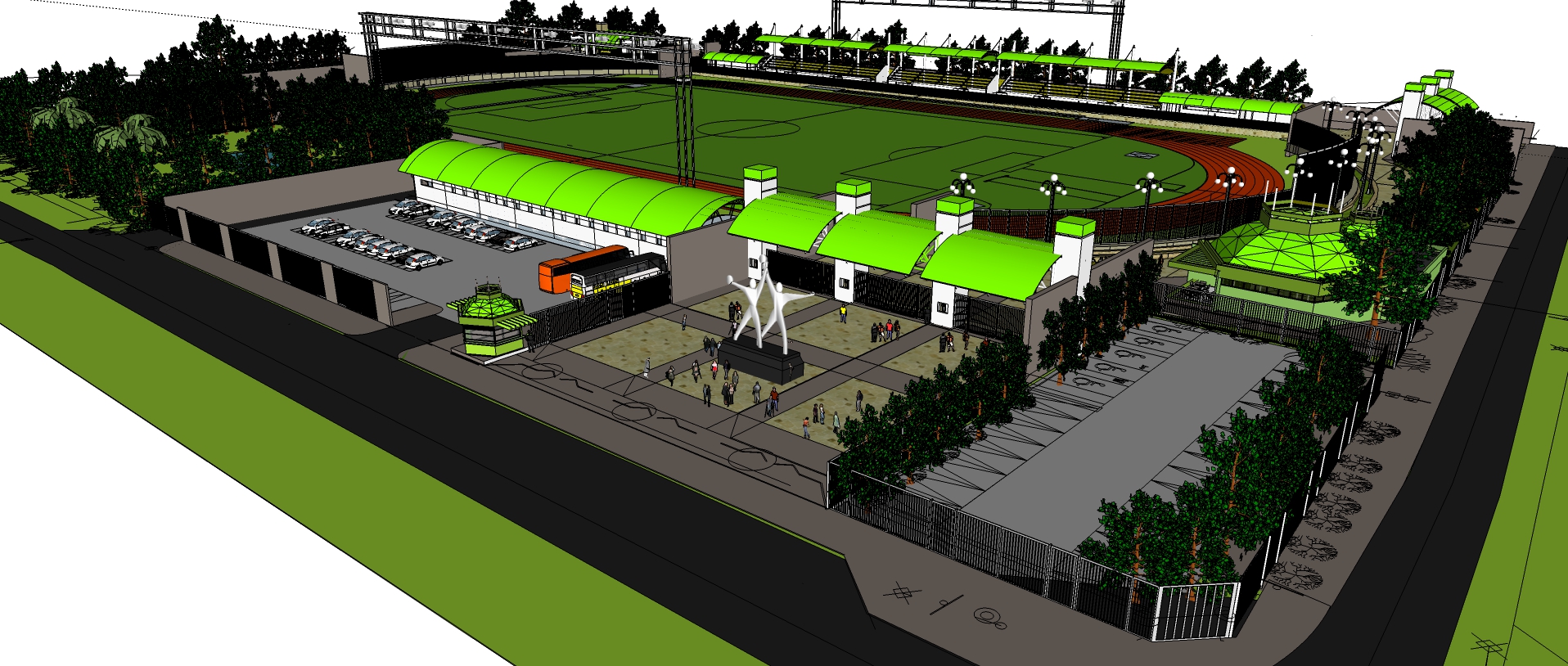 Municipalidad de Quillota y el Ejército de Chile avanzan en proyecto para construir un estadio para el atletismo