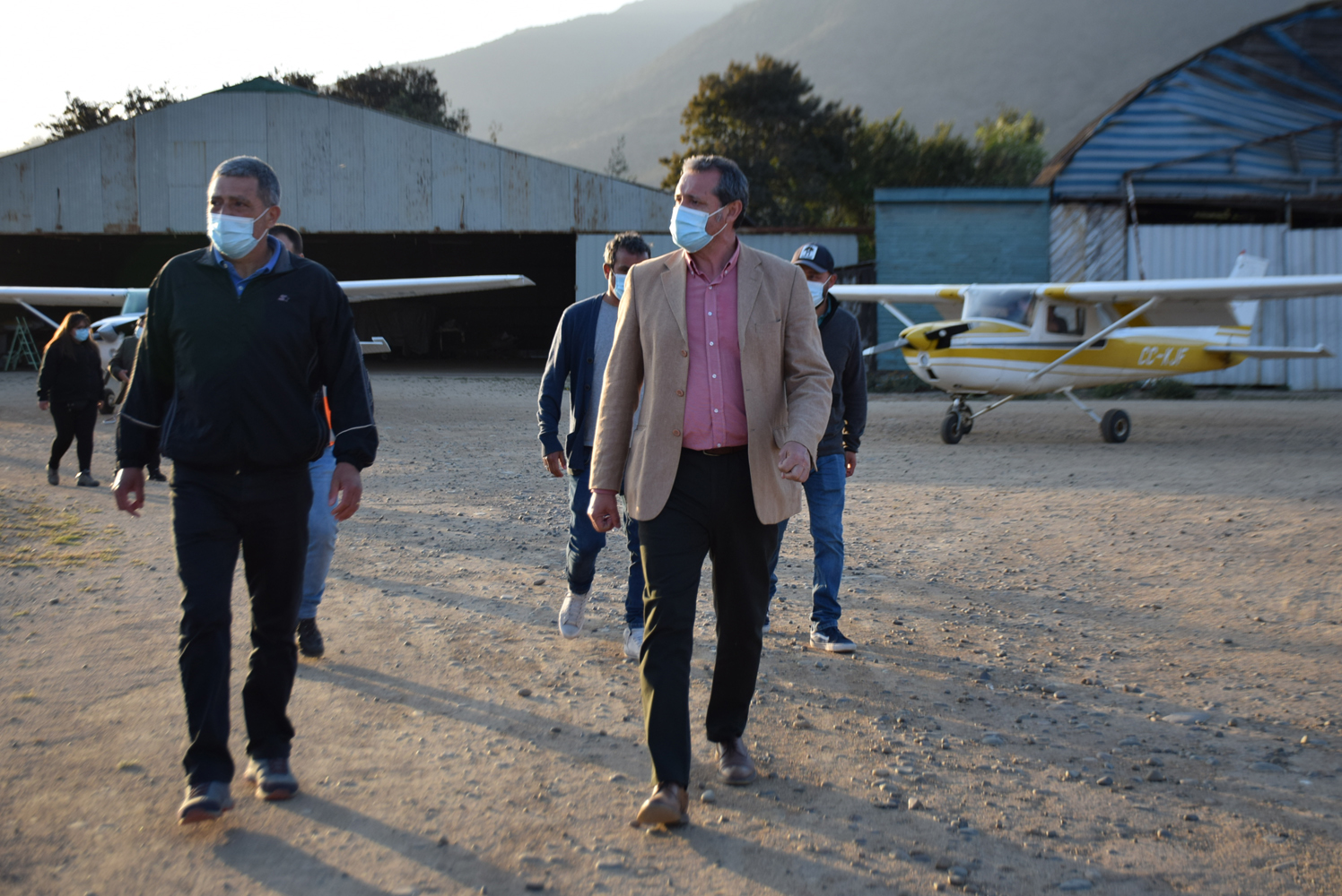 Municipio y Club Aéreo de Quillota trabajarán en conjunto para mejorar pista de aterrizaje de Boco