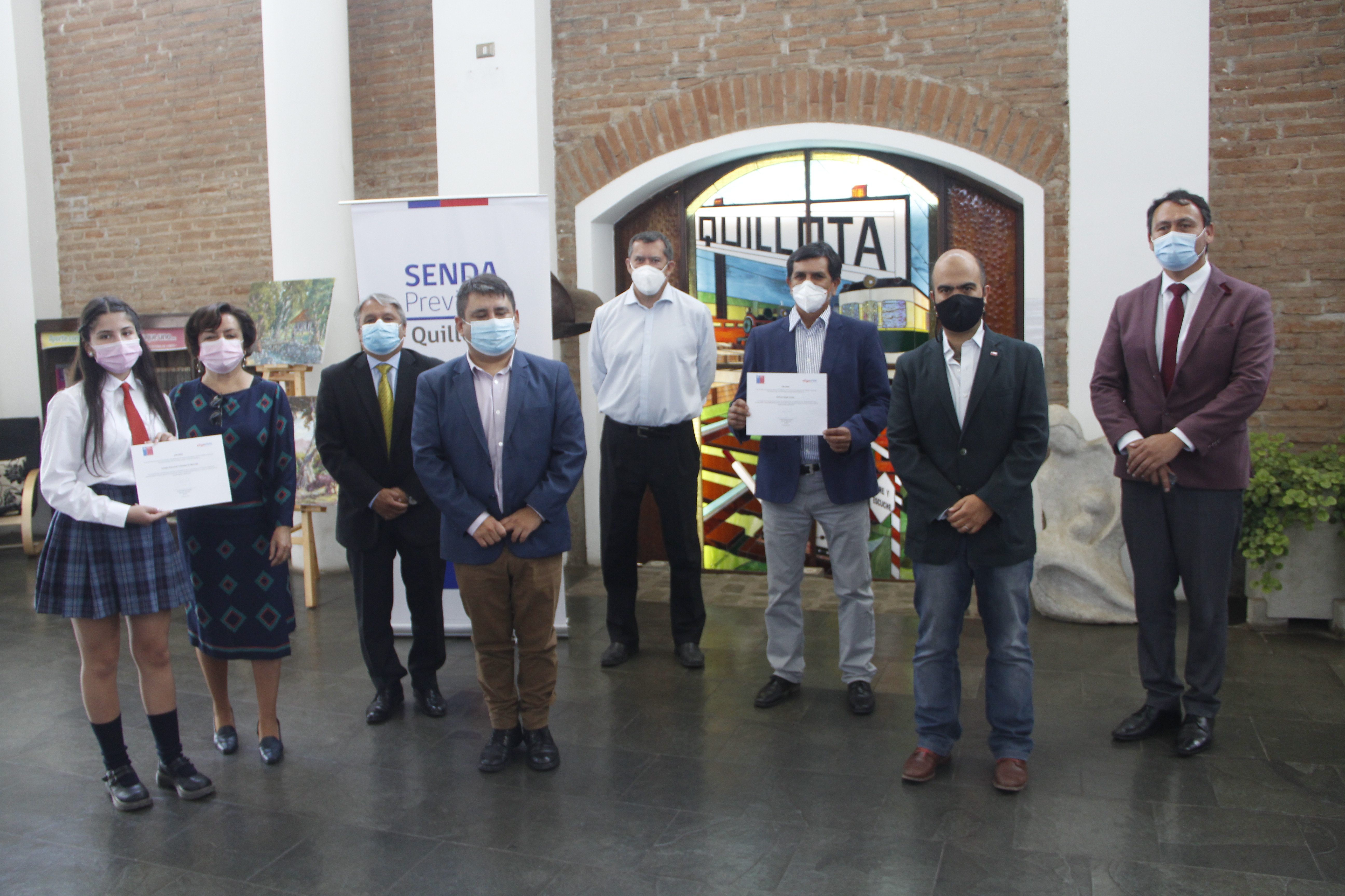 Dos colegios de Quillota ganaron un millón de pesos en concurso nacional de SENDA