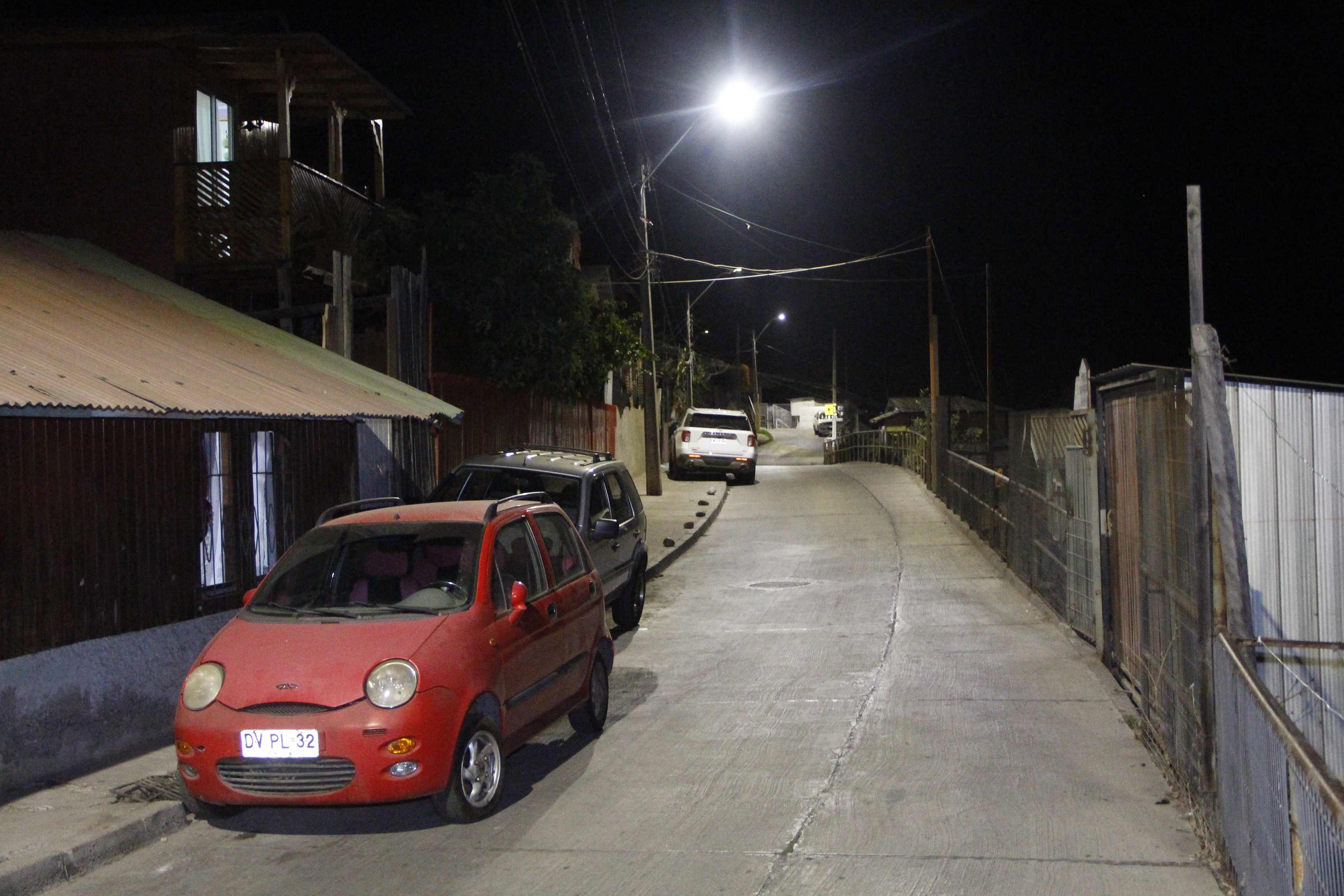 Plan de renovación de luminarias en Quillota sigue sumando etapas: ahora le correspondió al Cerro Mayaca