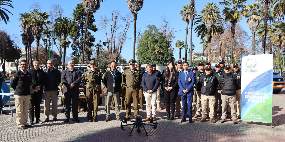 Drones, patrullajes 24/7 y Carabineros: Quillota lanza plan de seguridad dieciochero