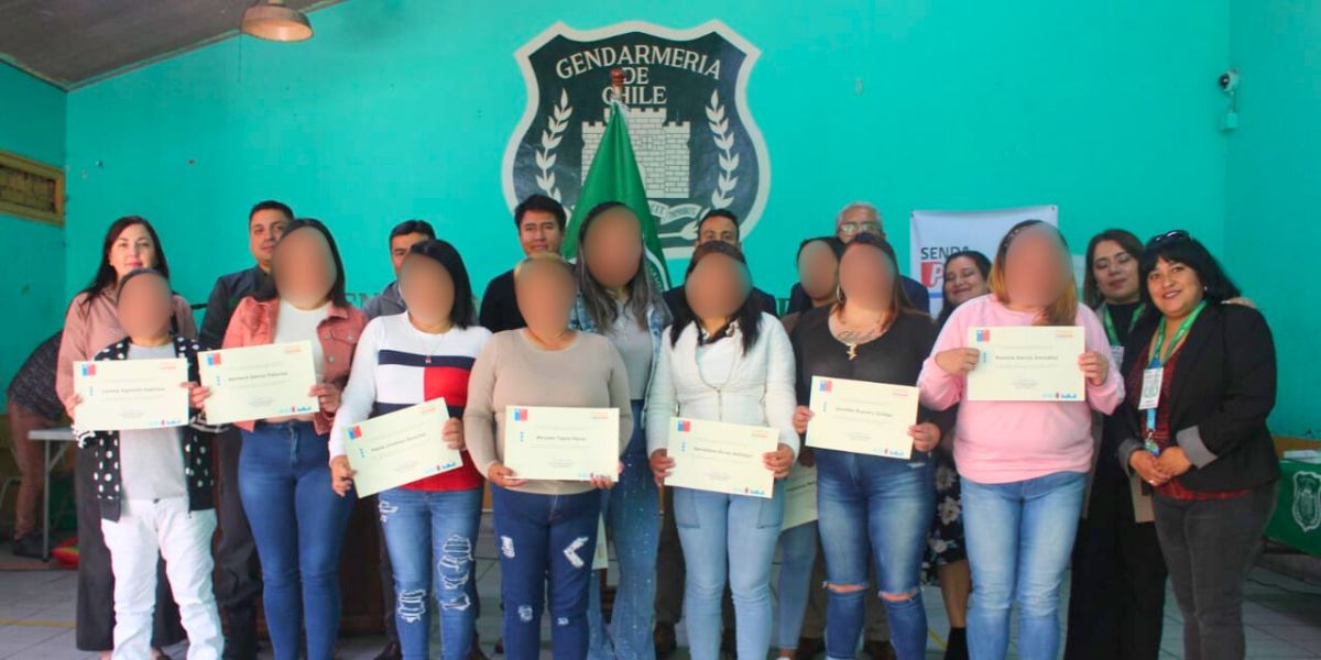 Internas de la Cárcel de Quillota participan de taller de Sendapreviene para evitar consumo de alcohol y drogas