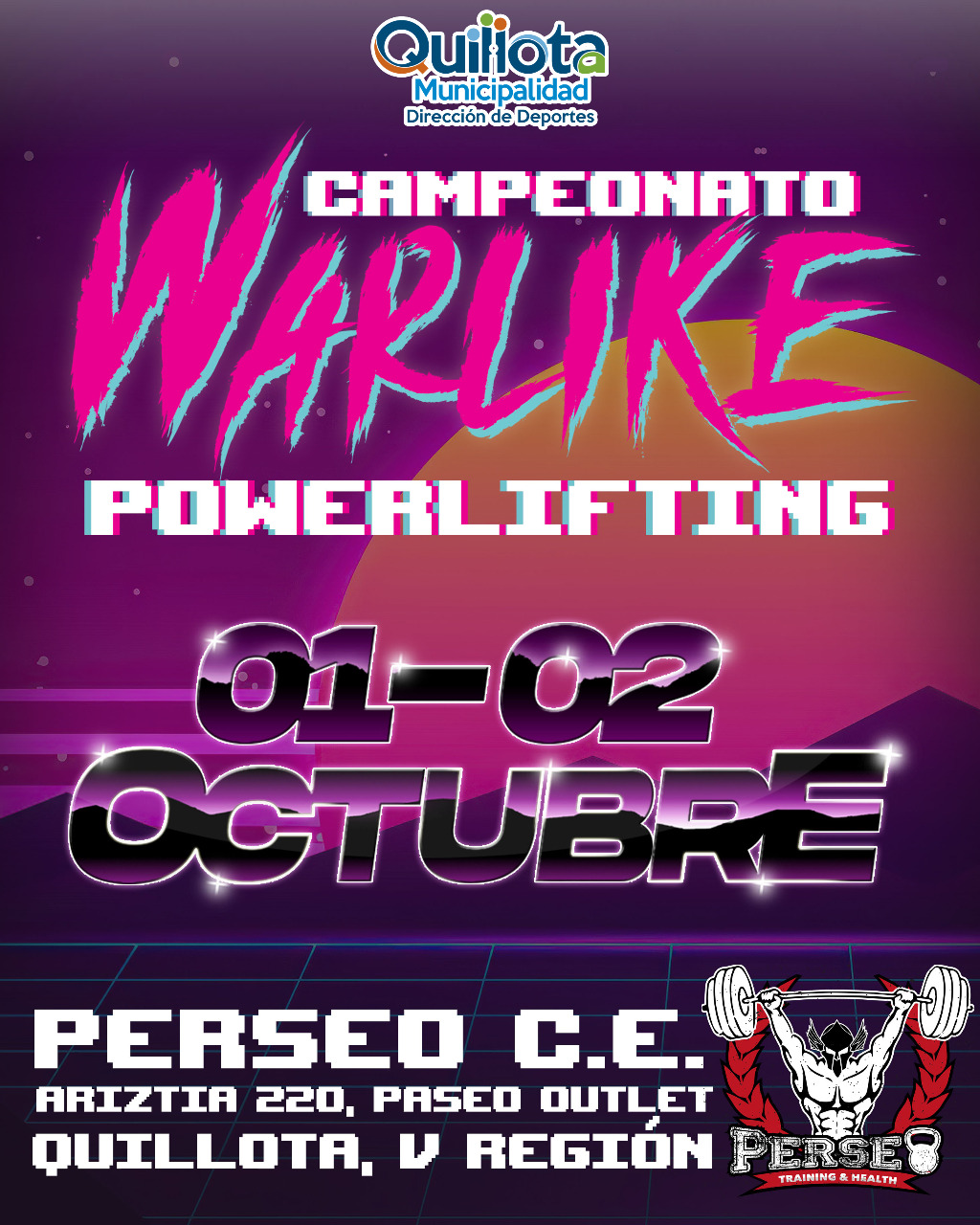 Este fin de semana se realizará el primer Campeonato de Powerlifting en Quillota con atletas de todo el país.