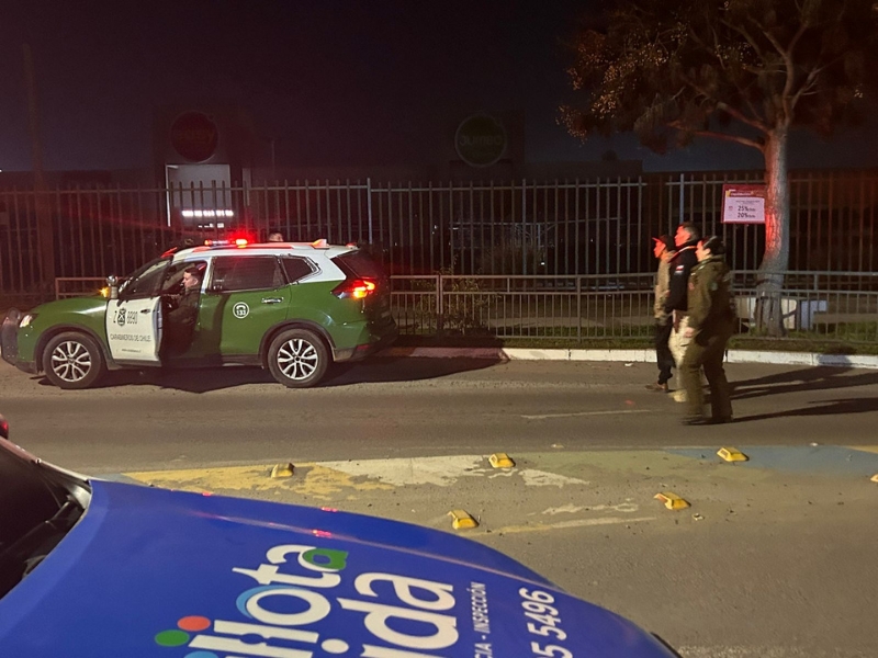 Labor de Quillota Te Cuida permite dos detenidos: uno por robo y una mujer por orden pendiente