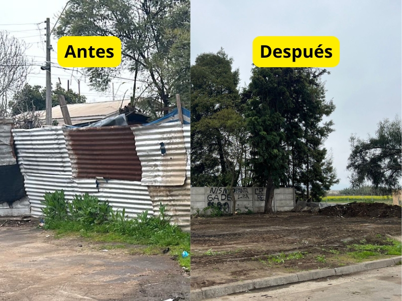 En San Pedro recuperaron espacio público que usaba la delincuencia gracias a equipos municipales
