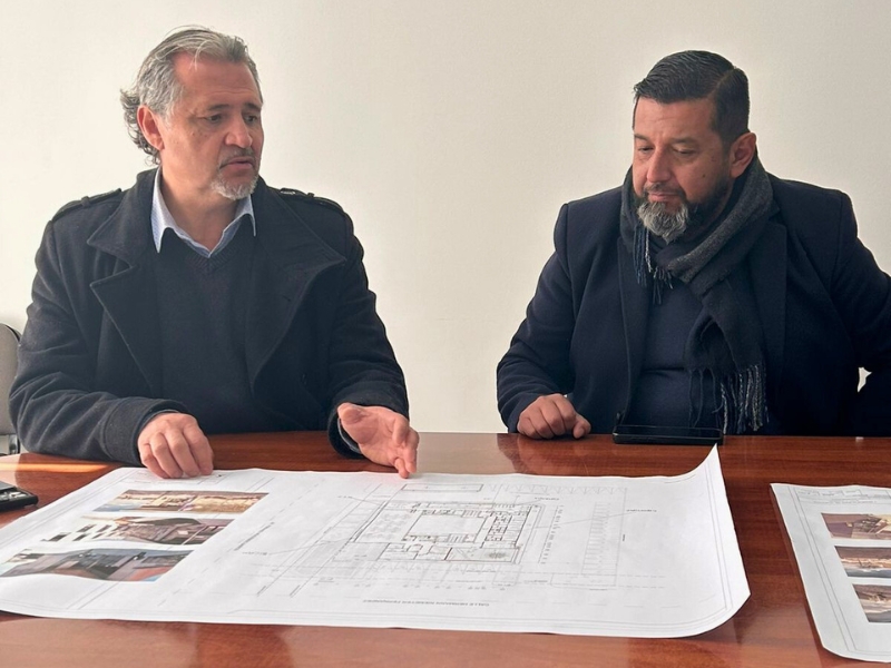 Alcalde Calderón conoció avance del diseño del nuevo Cuartel de la PDI