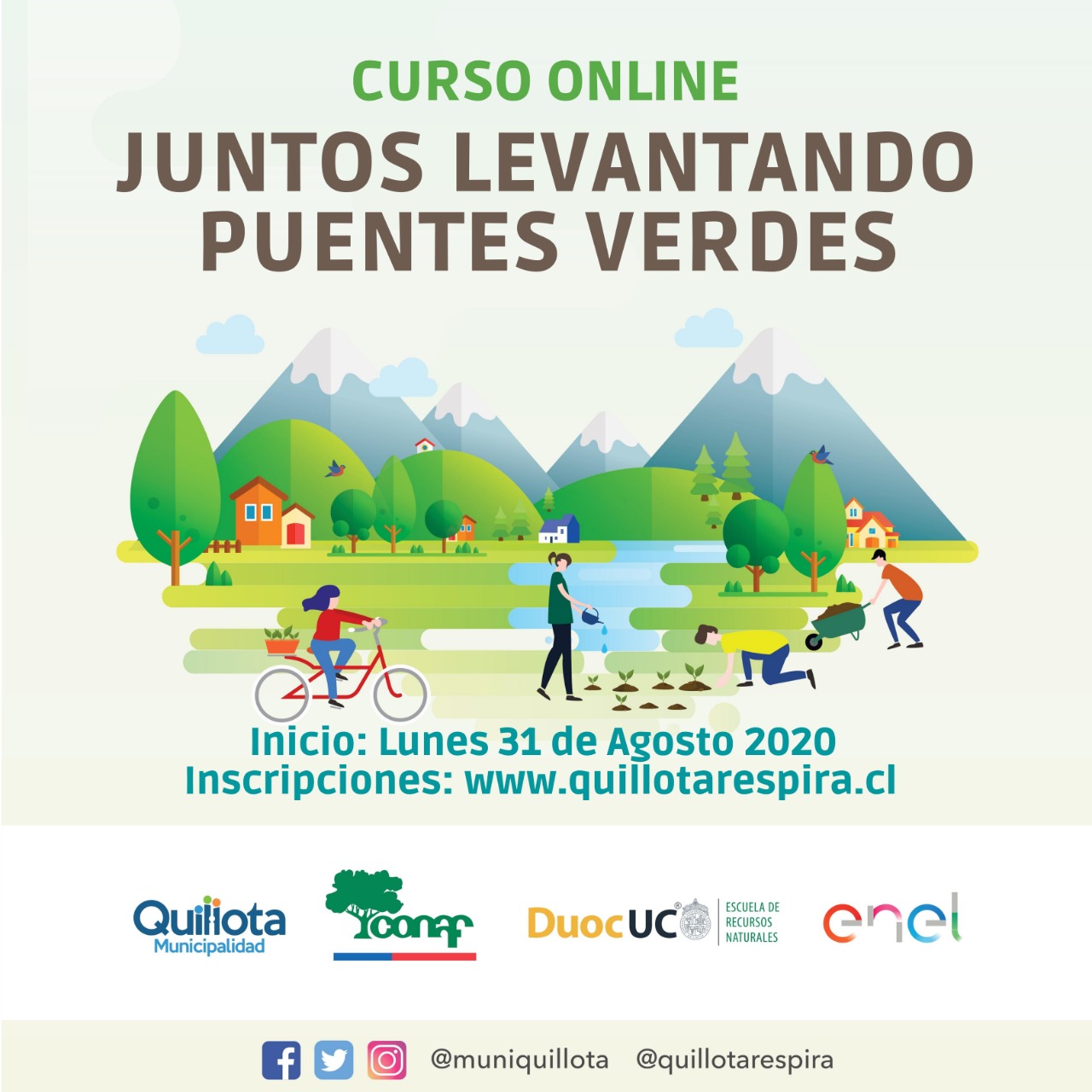“Quillota Respira” lanza curso de e-learning sobre educación ambiental