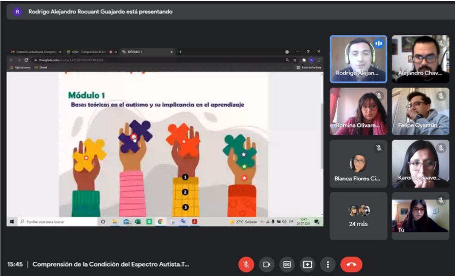 Profesionales de Dideco se capacitaron en comprensión de la condición del espectro del autismo