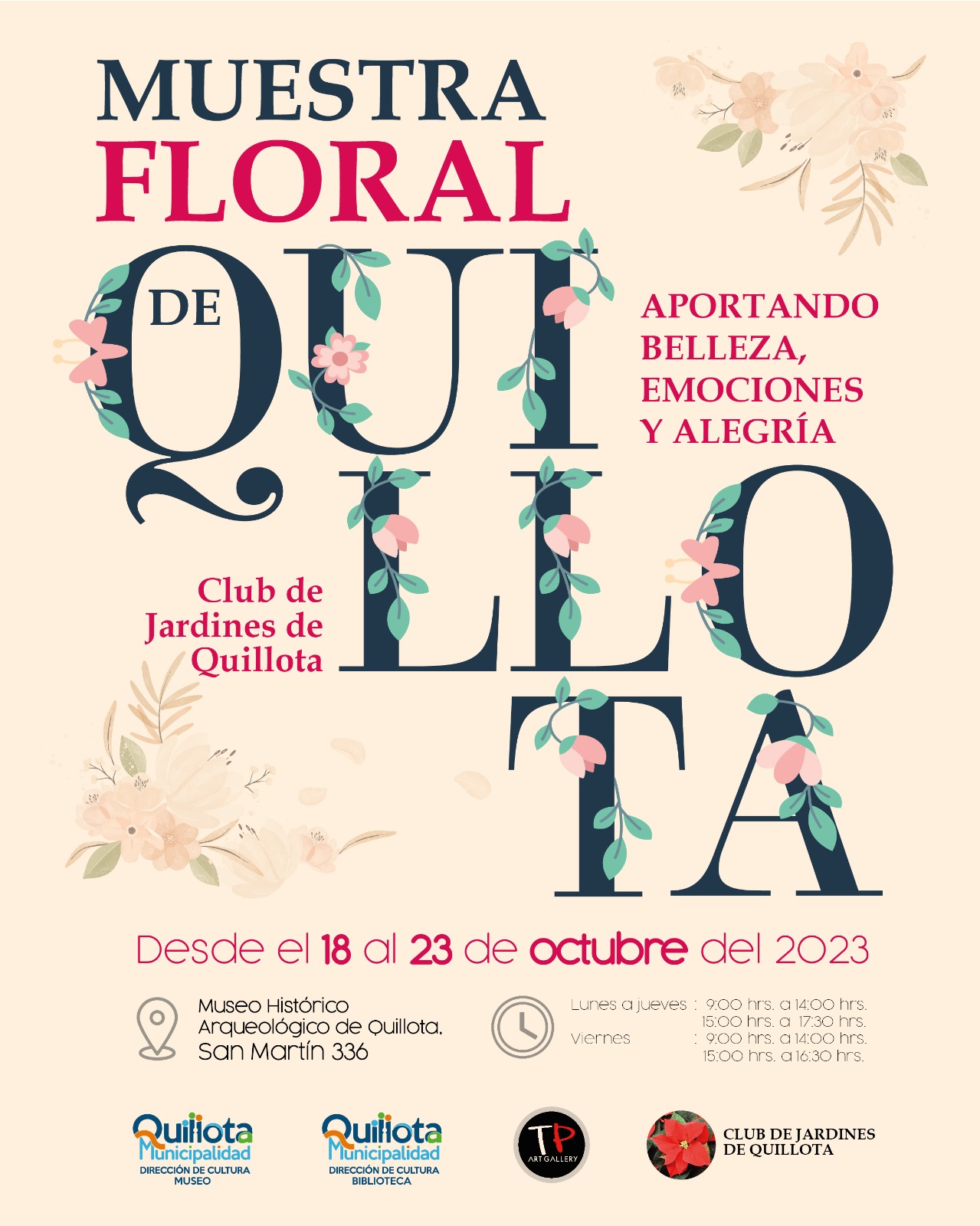 Museo inauguró exhibición de “Muestra Floral”