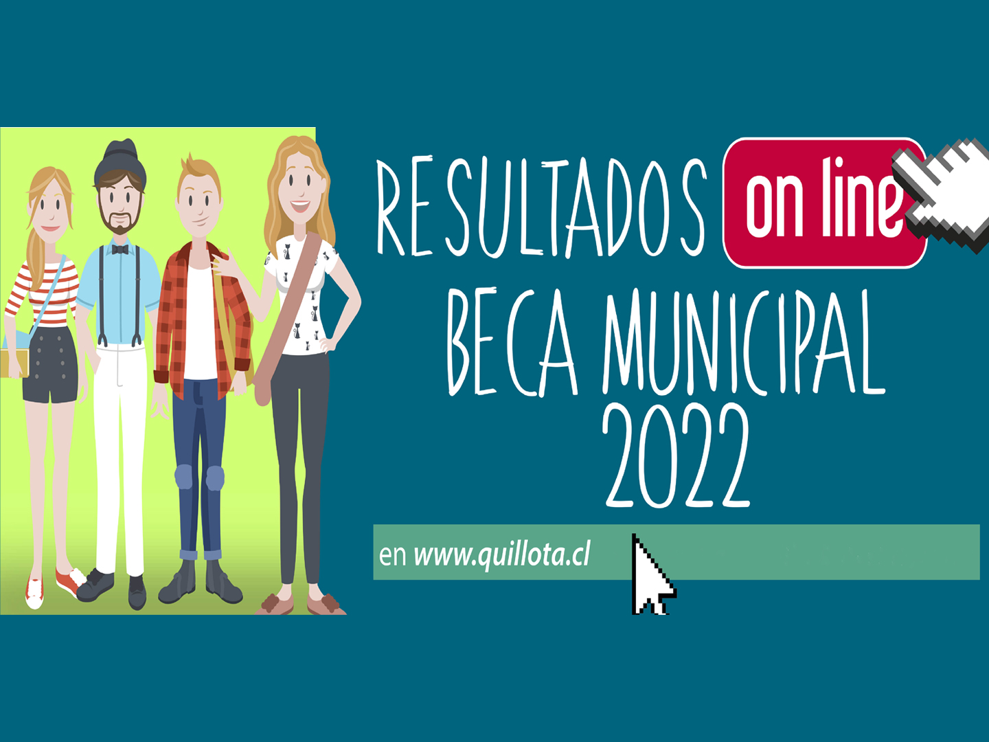 ¡Atención estudiantes de Quillota! Ya están disponibles los resultados de la Beca Municipal de Educación Superior