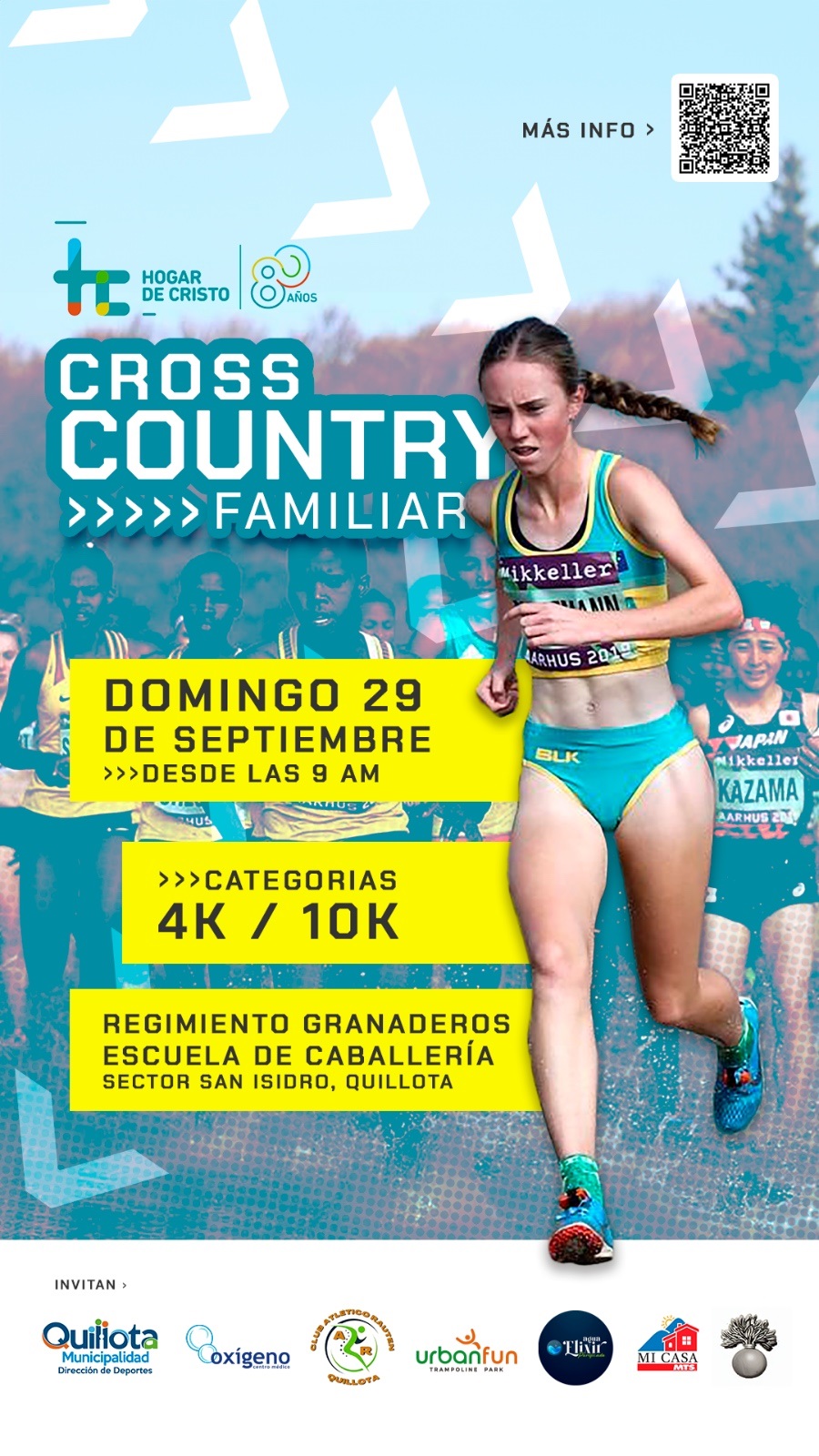Dirección de Deportes de la Municipalidad de Quillota apoyará Cross Country Familiar del Hogar de Cristo.