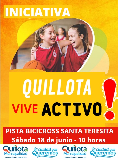 Dirección de Deportes de Municipalidad comenzará “Quillota Vive Activo” en Pista Bicicross Santa Teresita.