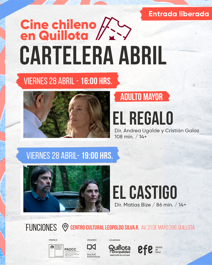 Regresa cartelera de cine chileno al Centro Cultural