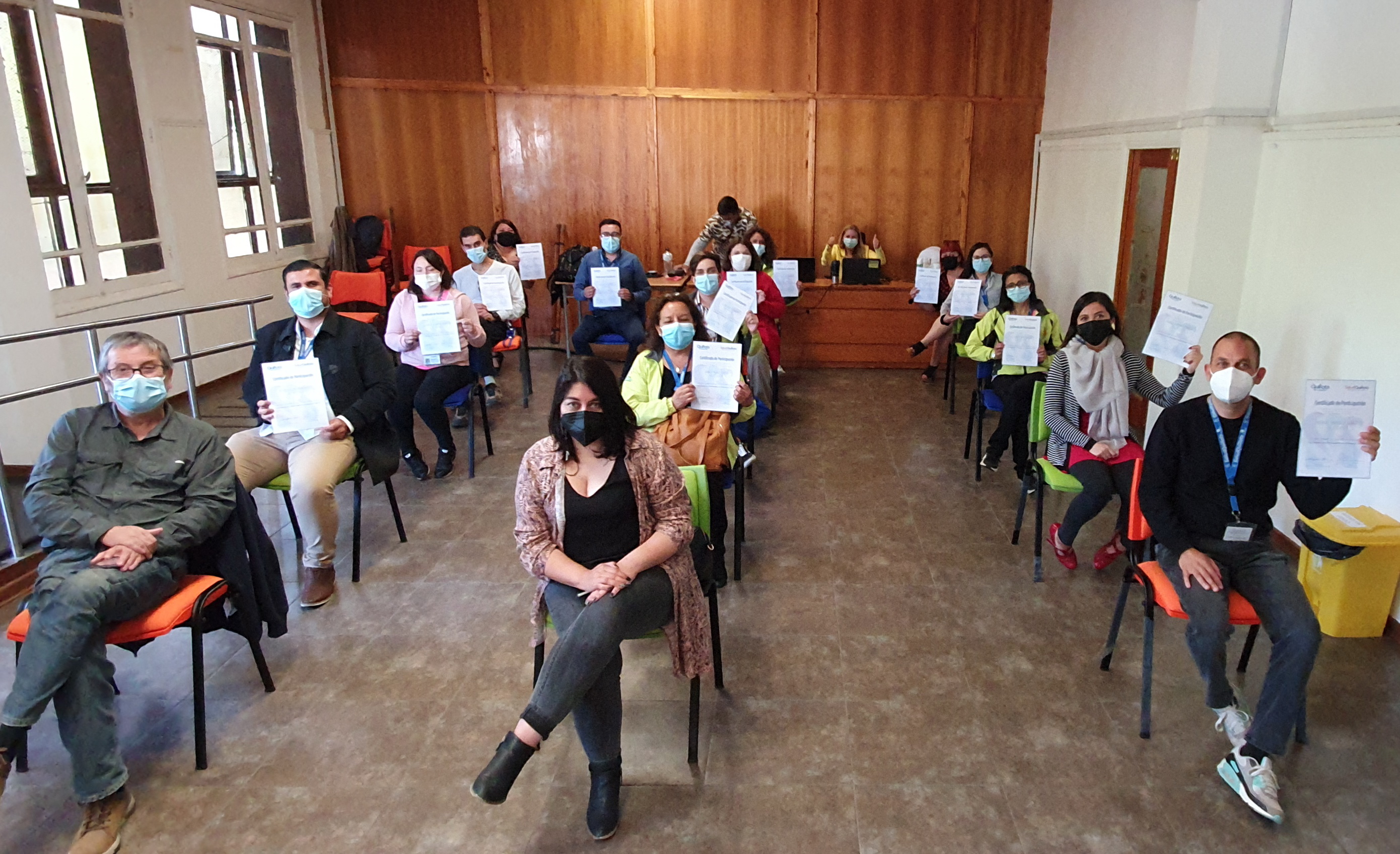 Funcionarios de SaludQuillota se capacitaron en prevención de violencia contra las mujeres